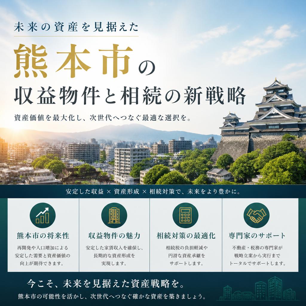 未来の資産を見据えた熊本市の収益物件と相続の新戦略